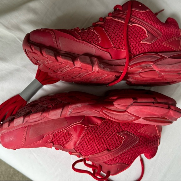 Balenciaga red sneakers Track trainers new in box size 9.5/ 40 eu - Picture 3 of 6